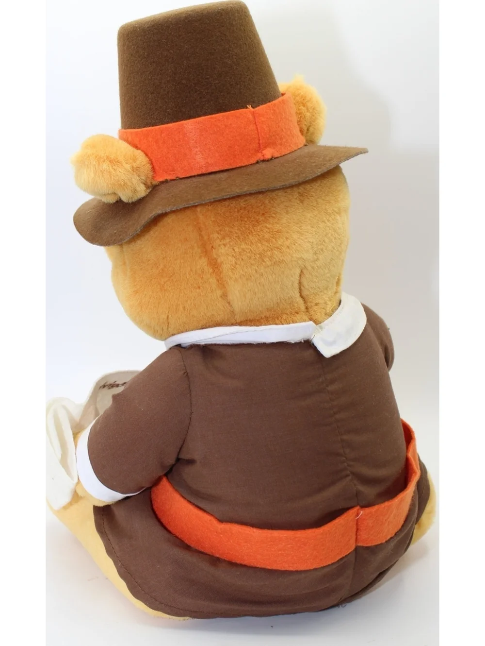 VTG Disney Winnie the Pooh Pilgrim & Piglet Indian Happy Thanksgiving Plush Doll